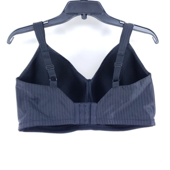 Playtex Secrets Bra Size 38DDD Black Wirefree Perfectly Smooth - Picture 4 of 7